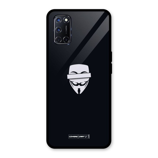 Anonymous Mask Glass Back Case for Oppo A52