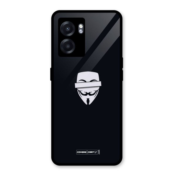 Anonymous Mask Glass Back Case for Oppo K10 (5G)