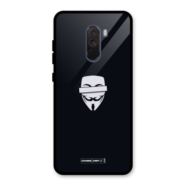 Anonymous Mask Glass Back Case for Poco F1