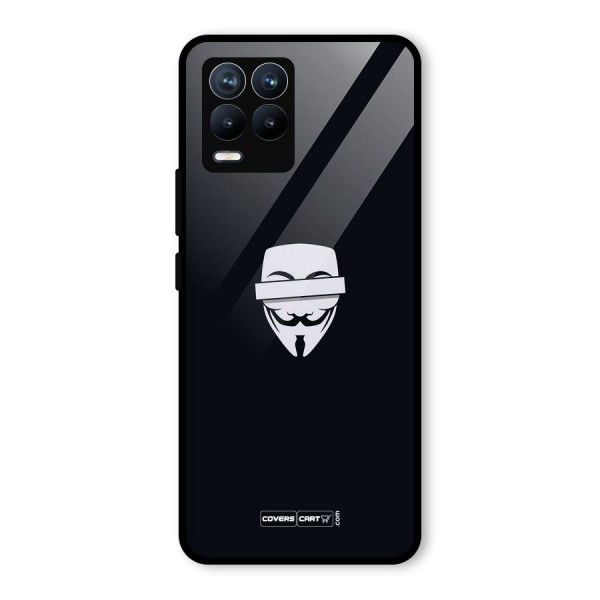 Anonymous Mask Glass Back Case for Realme 8