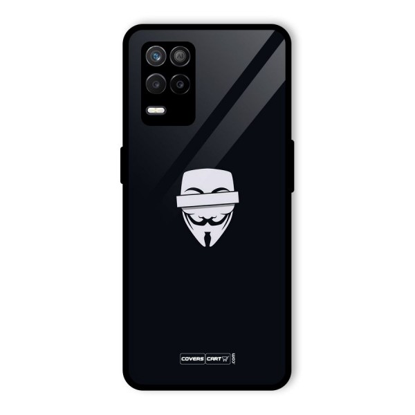 Anonymous Mask Glass Back Case for Realme 9 5G