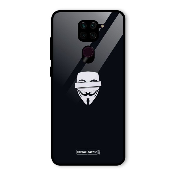 Anonymous Mask Glass Back Case for Redmi Note 9