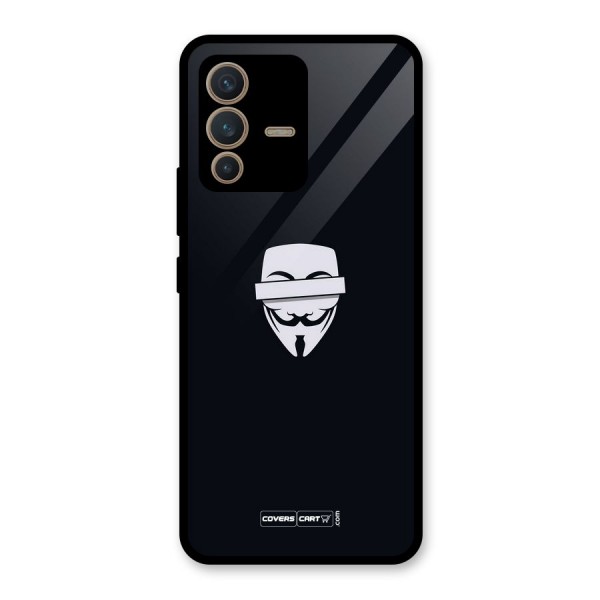 Anonymous Mask Glass Back Case for Vivo V23 5G