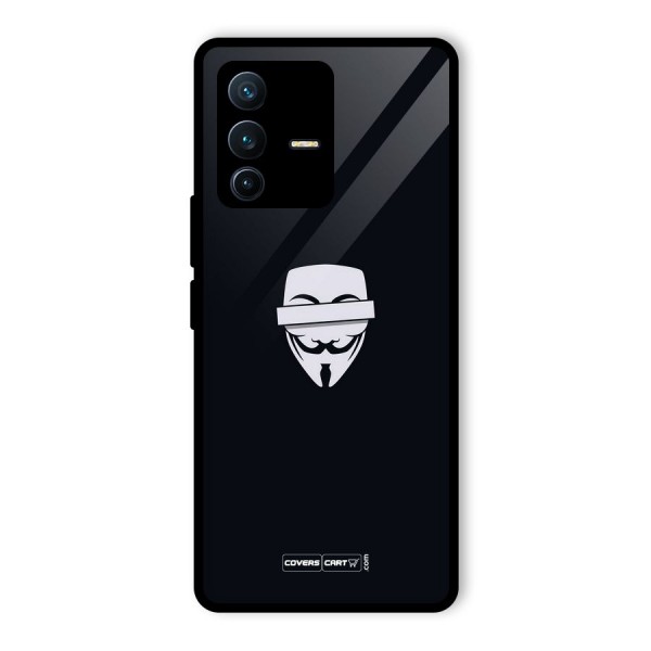 Anonymous Mask Glass Back Case for Vivo V23 Pro