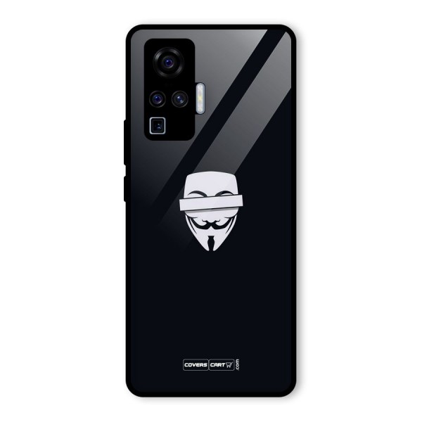 Anonymous Mask Glass Back Case for Vivo X50 Pro