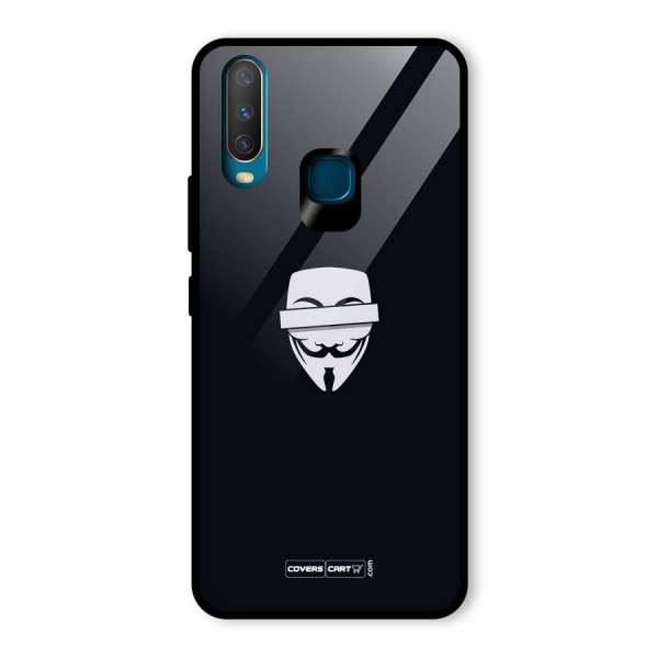 Anonymous Mask Glass Back Case for Vivo Y12