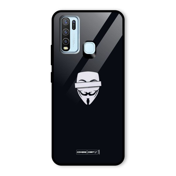 Anonymous Mask Glass Back Case for Vivo Y30