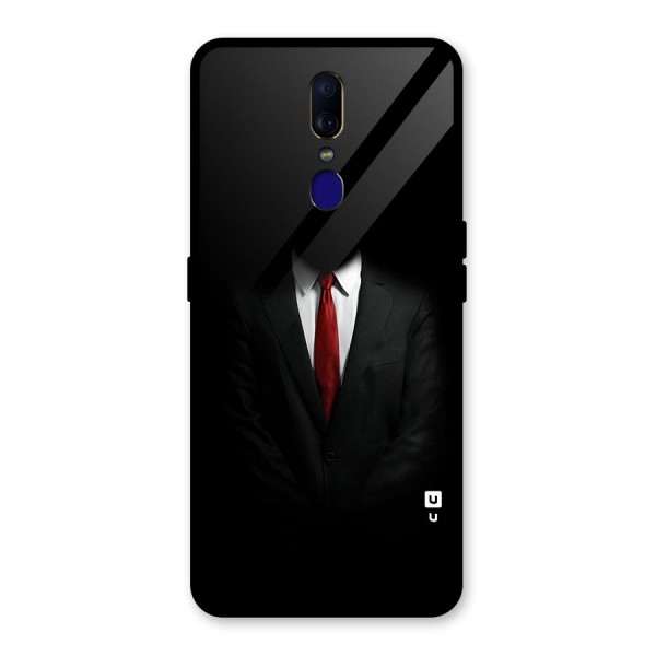 Anonymous Suit Glass Back Case for Oppo F11