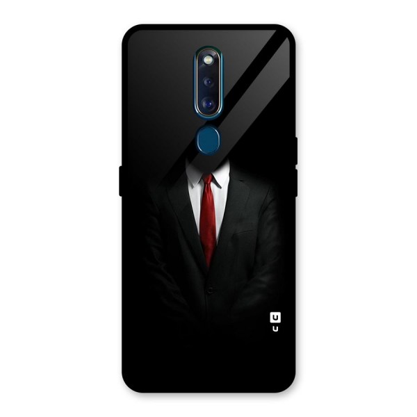 Anonymous Suit Glass Back Case for Oppo F11 Pro