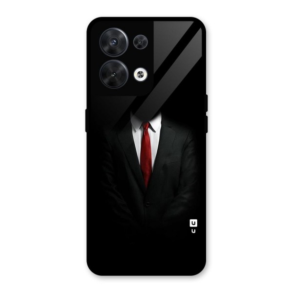 Anonymous Suit Glass Back Case for Oppo Reno8 5G