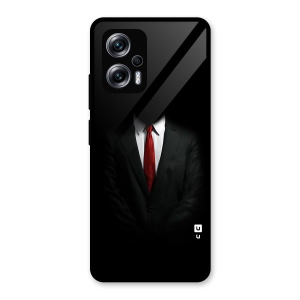 Anonymous Suit Glass Back Case for Redmi K50i