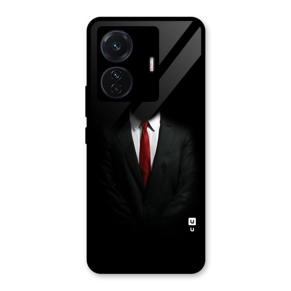 Anonymous Suit Glass Back Case for Vivo T1 Pro