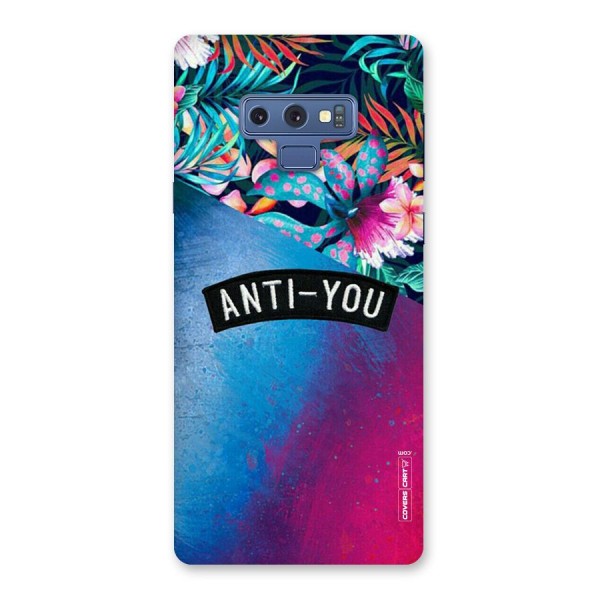 Anti You Back Case for Galaxy Note 9