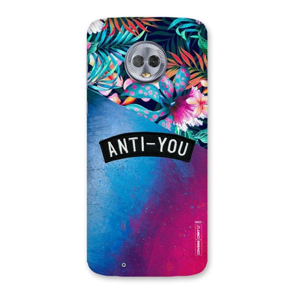 Anti You Back Case for Moto G6