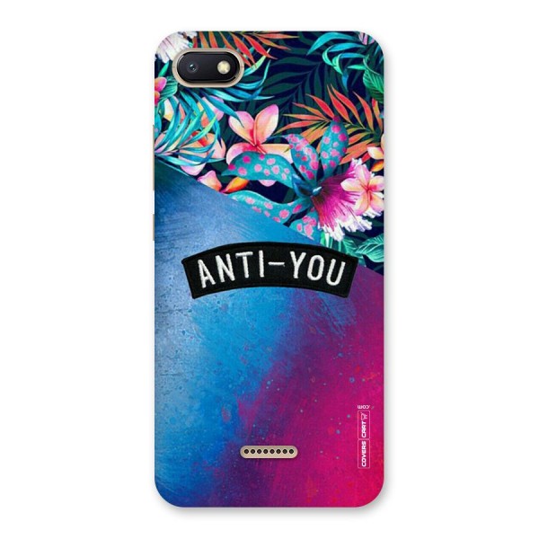 Anti You Back Case for Redmi 6A