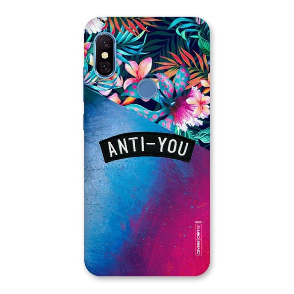 Anti You Back Case for Redmi Note 6 Pro