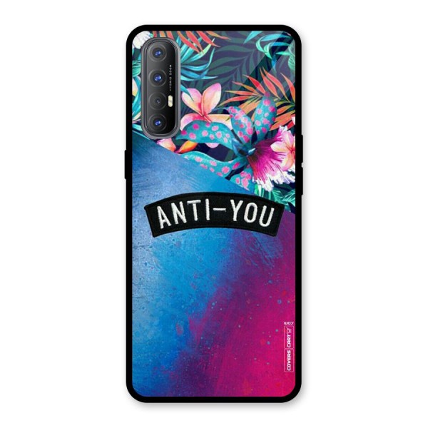 Anti You Glass Back Case for Oppo Reno3 Pro