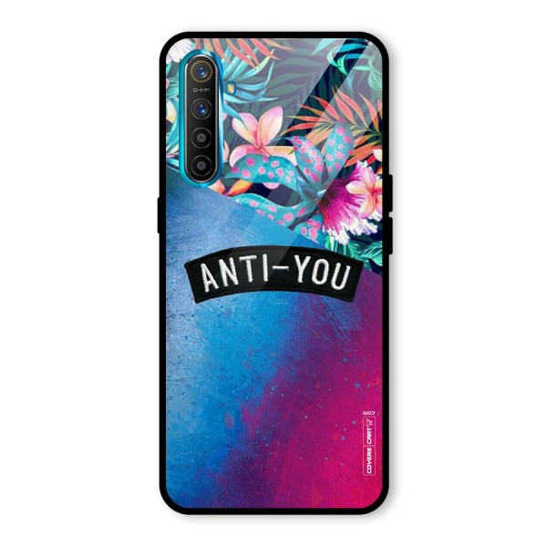 Anti You Glass Back Case for Realme XT