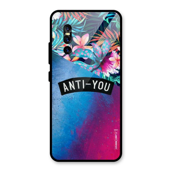 Anti You Glass Back Case for Vivo V15 Pro