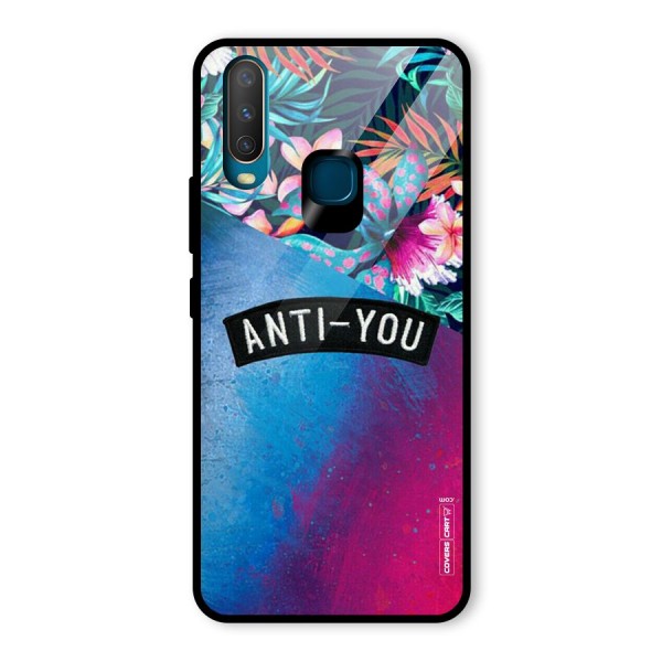 Anti You Glass Back Case for Vivo Y15