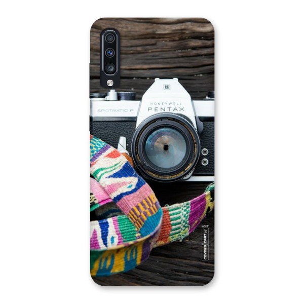 Antique Camera Back Case for Galaxy A70s