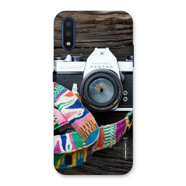 Antique Camera Back Case for Galaxy M01