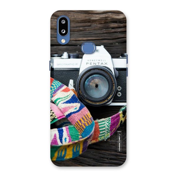 Antique Camera Back Case for Galaxy M01s