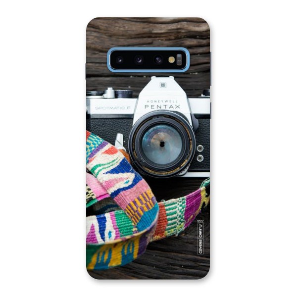 Antique Camera Back Case for Galaxy S10