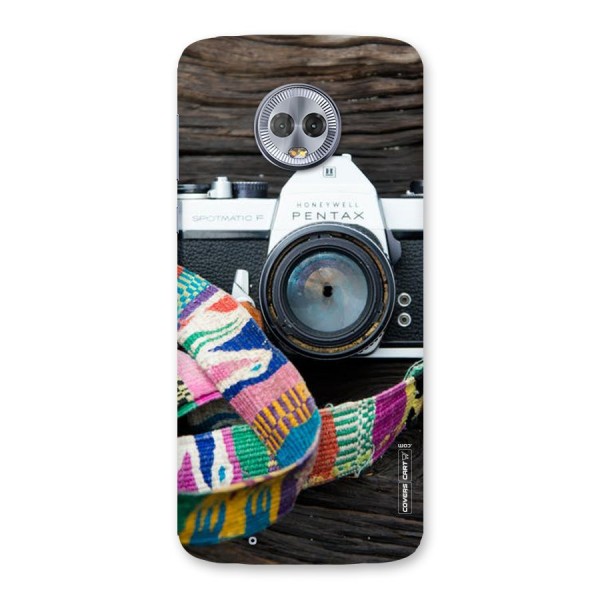 Antique Camera Back Case for Moto G6