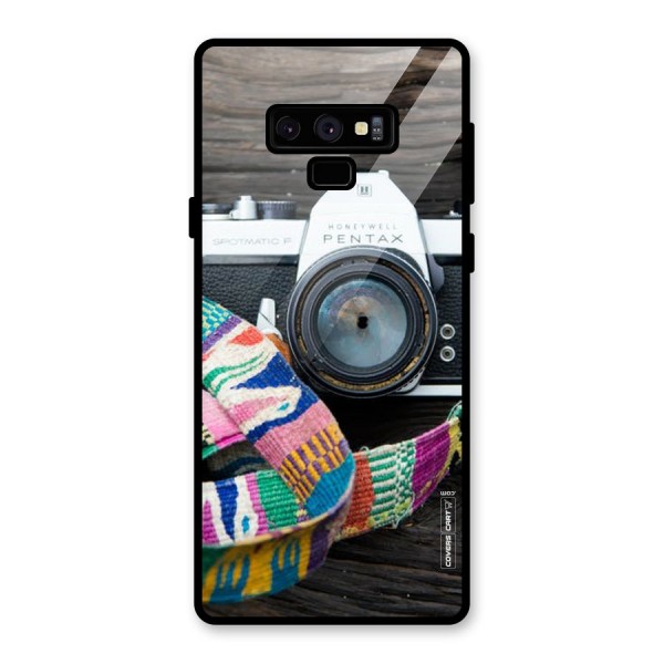 Antique Camera Glass Back Case for Galaxy Note 9