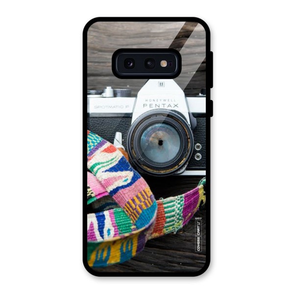 Antique Camera Glass Back Case for Galaxy S10e