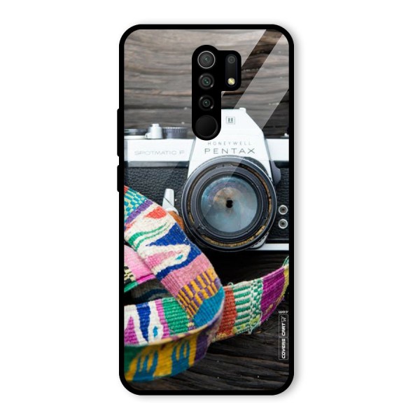 Antique Camera Glass Back Case for Redmi 9 Prime