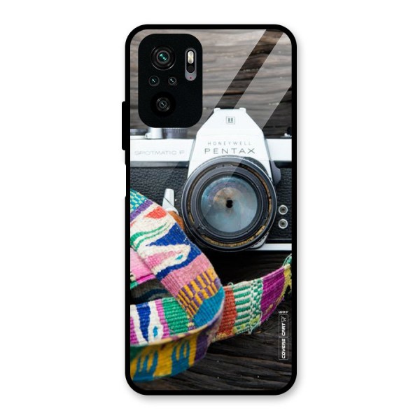 Antique Camera Glass Back Case for Redmi Note 10