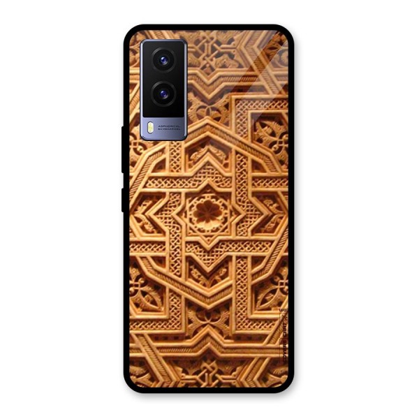 Archaic Wall Glass Back Case for Vivo V21e 5G