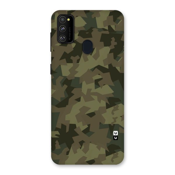 Army Abstract Back Case for Galaxy M21