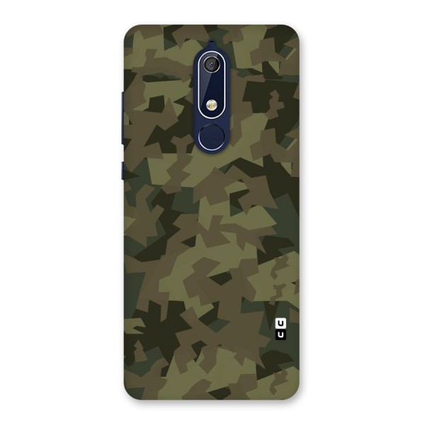 Army Abstract Back Case for Nokia 5.1