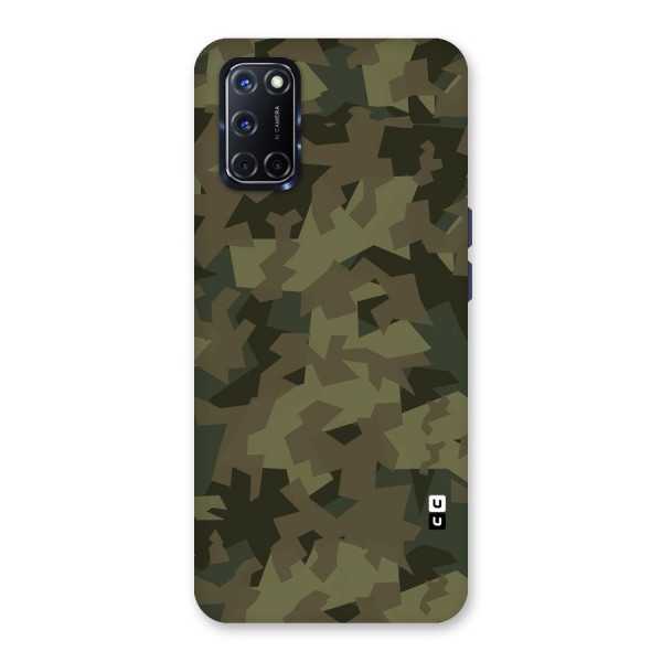 Army Abstract Back Case for Oppo A52