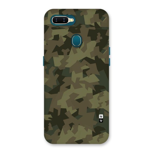 Army Abstract Back Case for Oppo A7