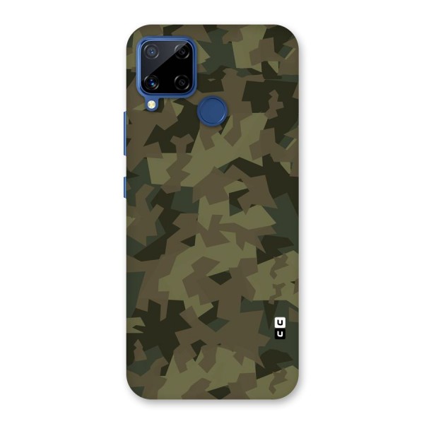 Army Abstract Back Case for Realme C15