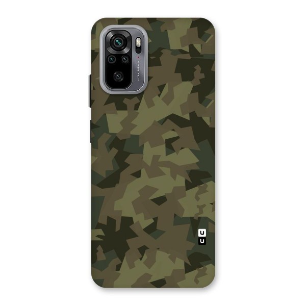 Army Abstract Back Case for Redmi Note 10