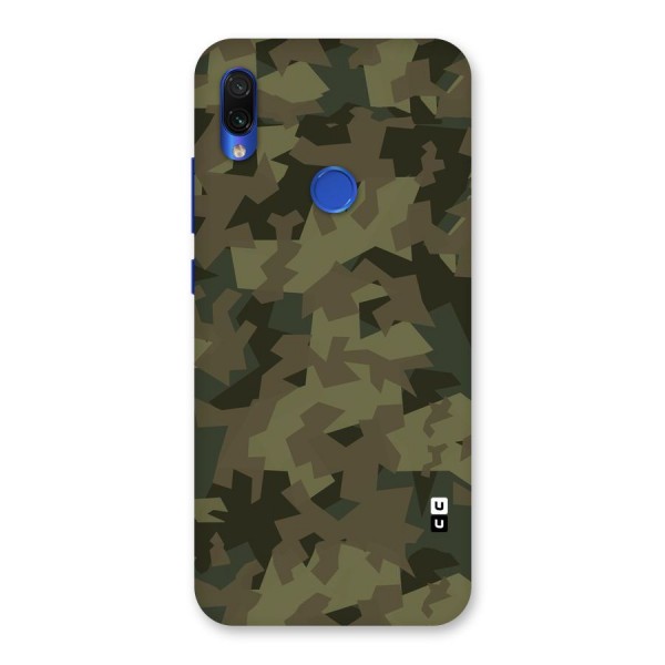 Army Abstract Back Case for Redmi Note 7S