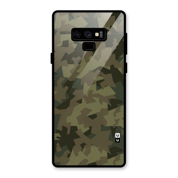 Army Abstract Glass Back Case for Galaxy Note 9