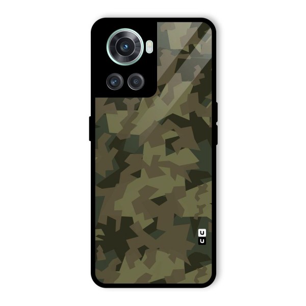 Army Abstract Glass Back Case for OnePlus 10R