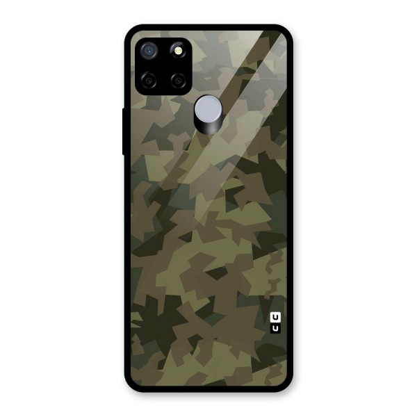 Army Abstract Glass Back Case for Realme C12