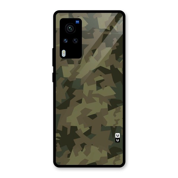 Army Abstract Glass Back Case for Vivo X60 Pro