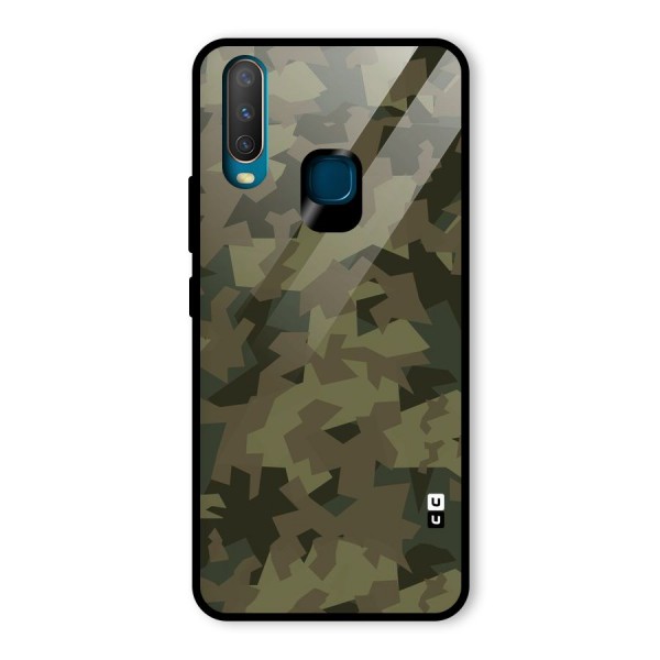 Army Abstract Glass Back Case for Vivo Y15