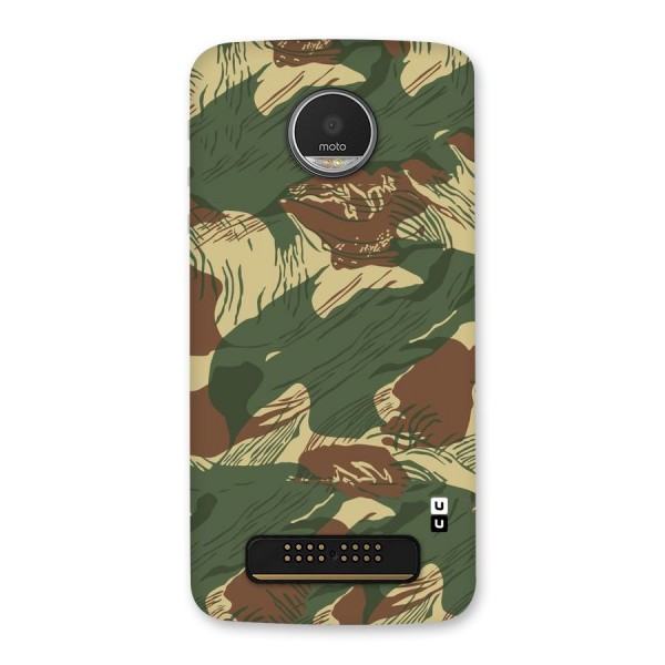 Army Design Back Case for Moto Z Play