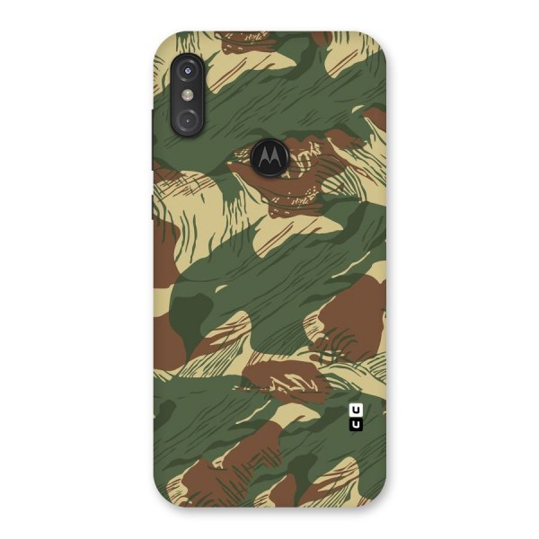 Army Design Back Case for Motorola One Power