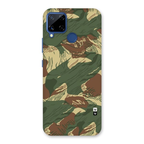 Army Design Back Case for Realme C12