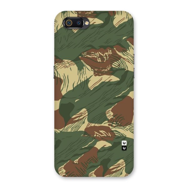 Army Design Back Case for Realme C2